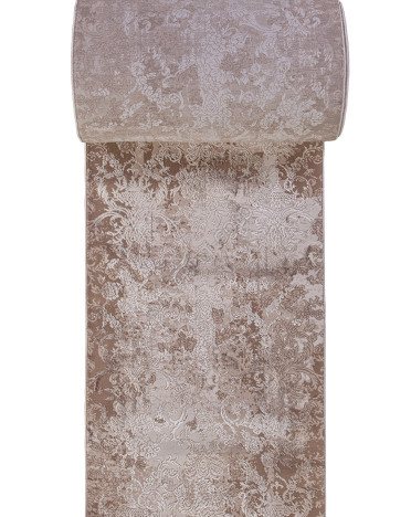 Ковер турецкий 03708A Karmen Hali (PP Heatset Высокоплотный, бежевый, коричневый, кремовый)