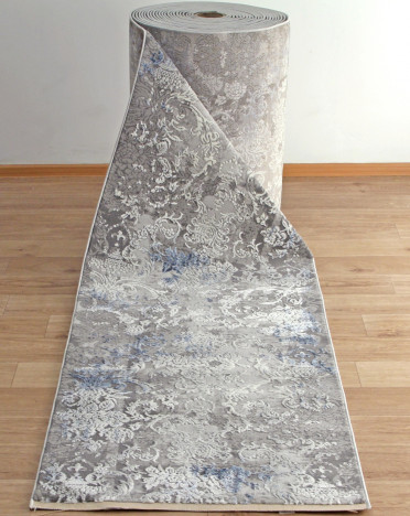 Ковер турецкий 03852A Karmen Hali (PP Heatset Высокоплотный, синий)