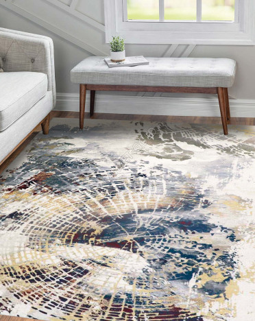 Ковер монгольский 6A1547-29 Hunnu (Шерсть, коричневый)