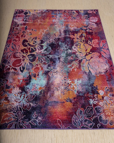 Ковер монгольский 6A1820-69 Hunnu (Шерсть, оранжевый, красный)