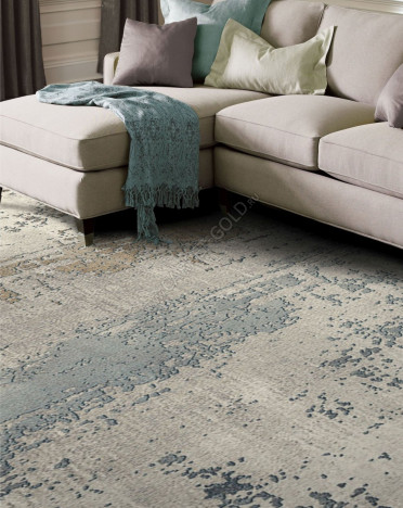 Ковер монгольский 6A2647-30 Hunnu (Шерсть, бежевый)