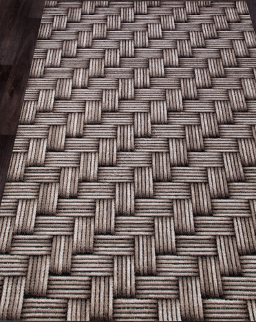 Ковер российский D722 SIERRA (Полипропилен, коричневый)