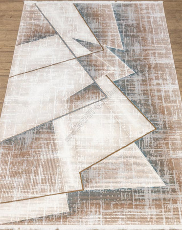 Ковер российский 20113-25054 Премиум (Полиэстер, бежевый)