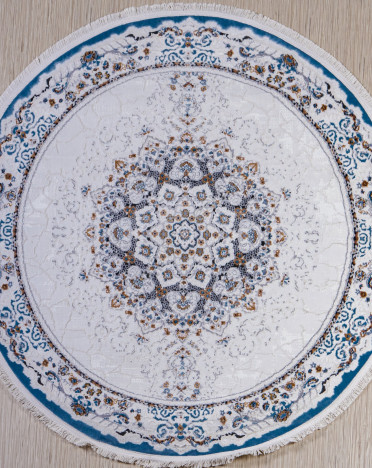 Ковер турецкий 4922A Amira (Полиэстер, голубой)