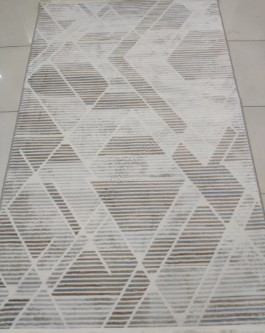 Ковер турецкий 4767A Olivia (Полиэстер, бежевый, серый)