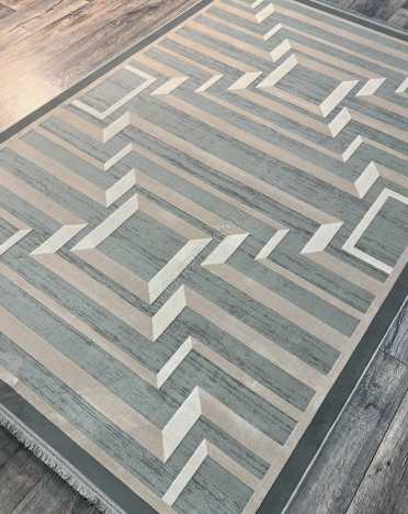 Ковер персидский 4148 Paris (Бамбуковый шелк, серый)