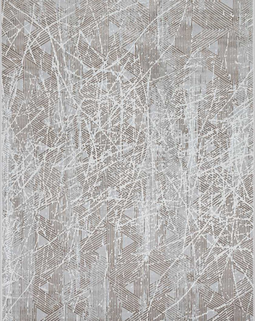 Ковер турецкий 36840B Sanat Viscon (полиэстер хит сет, бежевый)