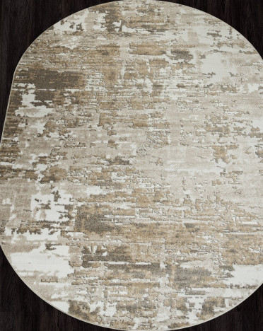 Ковер российский F231 NATUREL (Полипропилен, бежевый) овальный