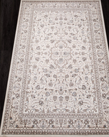 Ковер российский F014 Valencia Delux (Хит-сет, бежевый, кремовый)