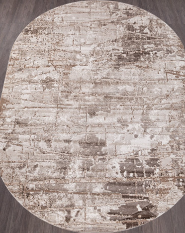 Ковер турецкий 03705A ARMINA (PP Heatset Высокоплотный, бежевый, кремовый)