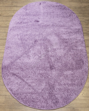 Ковер российский 42809-49022 Фьюжн (Фризе, фиолетовый) овальный