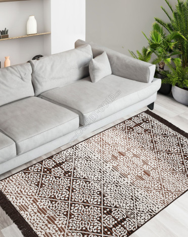 Ковер турецкий KC-1262 Bosfor (Акрил - Полиэстер, бежевый)