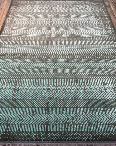 Ковер персидский 2649 VENICE (Бамбуковый шелк, серый, голубой)