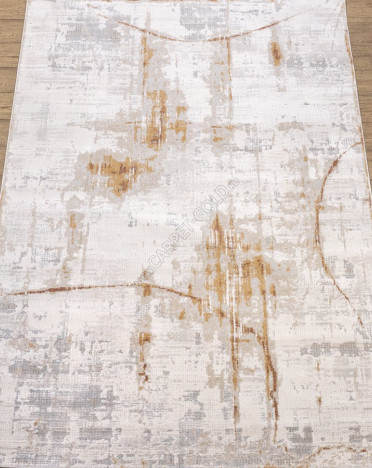 Ковер турецкий JS17A Trend (Полиэстер, бежевый, серый)