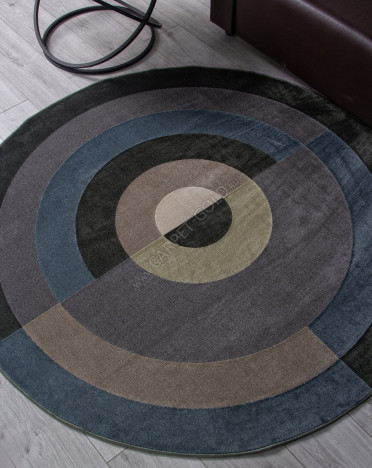 Бельгийский ковер Ragolle MILANO 978012 - 9232 (Полиэстер, синий, серый)