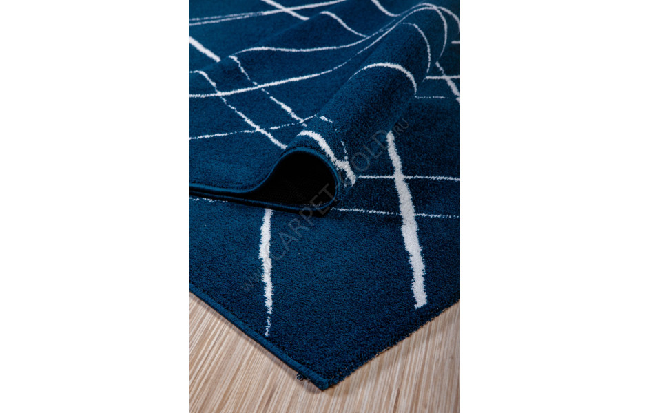 Бельгийский ковер Ambiance 81253 navy white