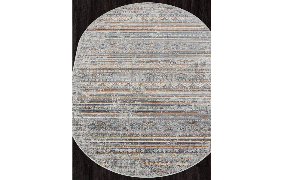 Ковер F260 - ORANGE - Овал - коллекция ZUMMA