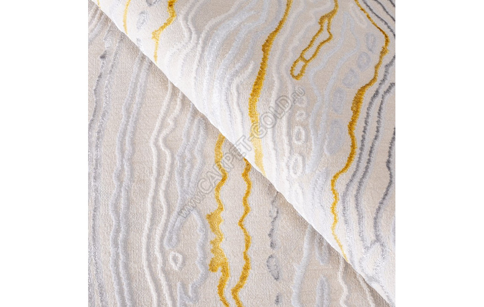 КОВРЫ ДИЗАЙН F592AS ЦВЕТ BEIGE / GOLD