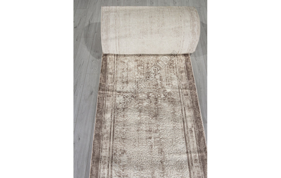 Ковер O2445 - 680 CREAM / BROWN - Дорожка - коллекция BRAND