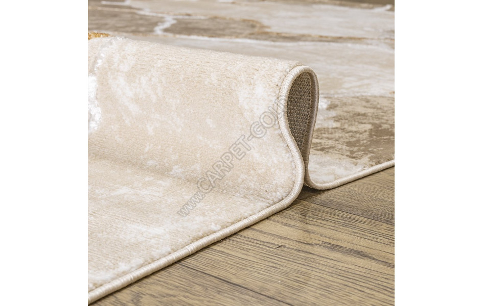 КОВРЫ ДИЗАЙН 10455A ЦВЕТ BEIGE / GOLD Nord