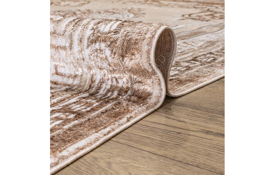 КОВРЫ ДИЗАЙН 10590A ЦВЕТ BEIGE / KAHVE Nord