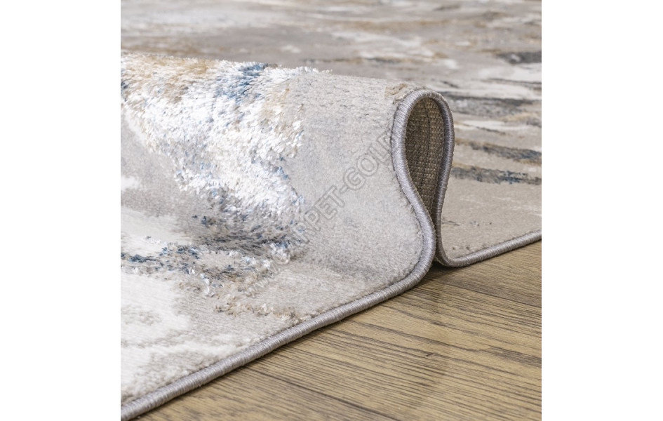 КОВРЫ ДИЗАЙН 10327B ЦВЕТ GRI / K.MAVI Nord